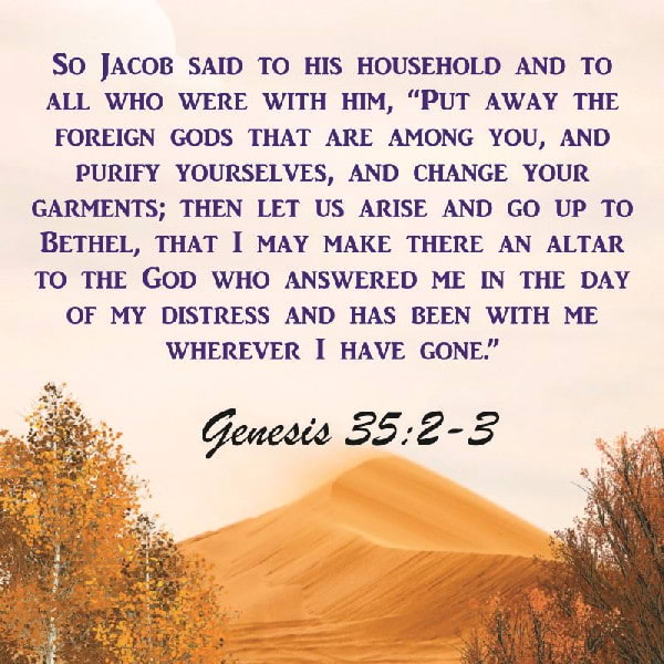 Genesis 35:2-3