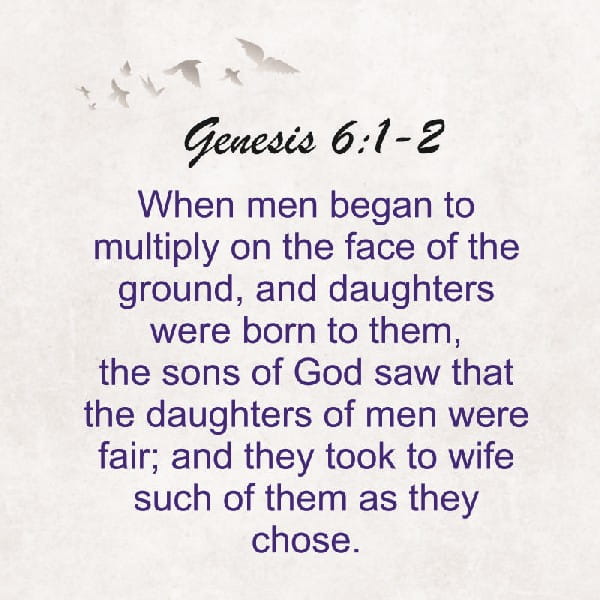 Genesis 6:1-2