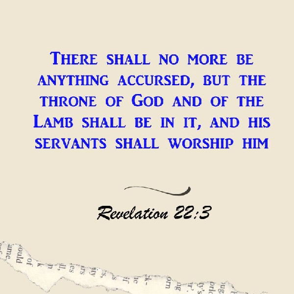 Revelation 22:3-5